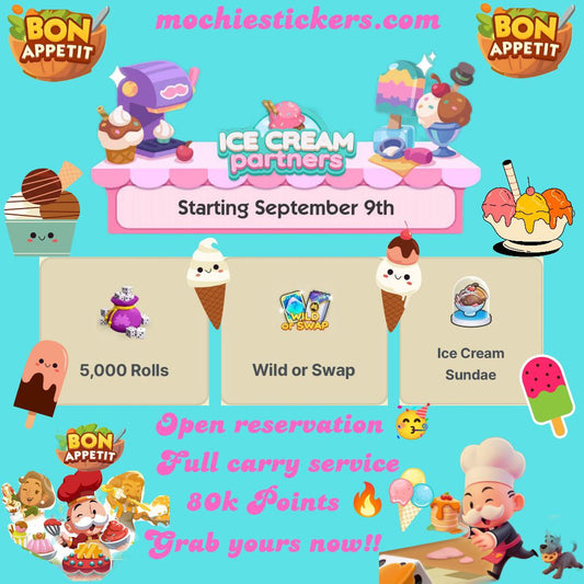 Ice Cream Partners ( Sept 9th )