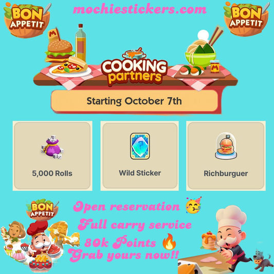COOKING partners Event ( Oct 7th )